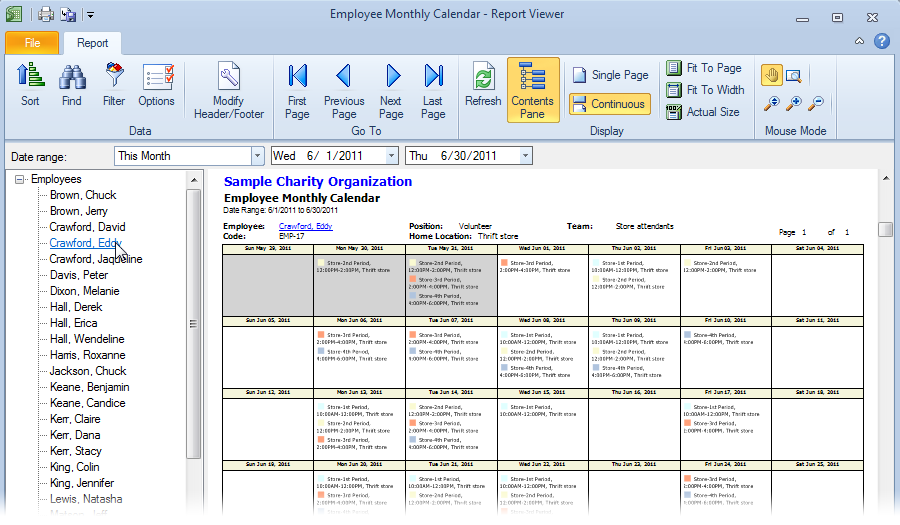 to distribute to individual employees in electronic or paper form