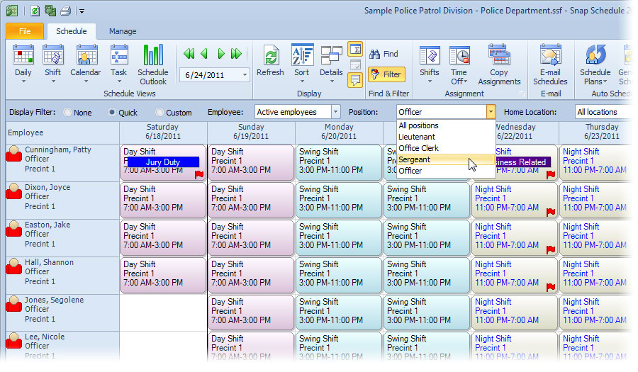 Employee Scheduling Software Snap Schedule Product Tour